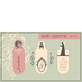 Set Segnalibri magnetici Jane Austen – LAC shop