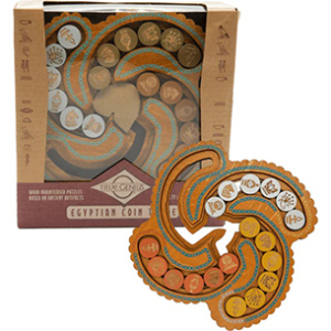 True Genius - Egyptian Coin Trade. Wooden Puzzle