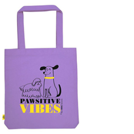 Pawsitive Vibes. Shopper. 39x42