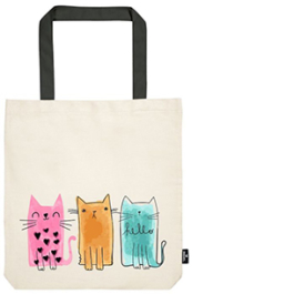 Shopper - Trio di gatti. 39x42