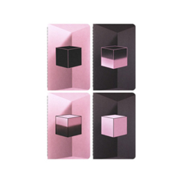 Moleskine Blackpink Cahier Pocket Plain (Set of 4)