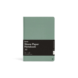 Stone Paper A5 Hardcover Blank Notebook - Eucalypt