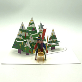 Merry Harlequin. Gérard Lo Monaco - pop-up card