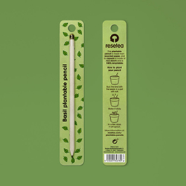 Matita piantabile di basilico