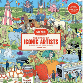 The Story of Iconic Artists. A 500 piece art history jigsaw puzzle