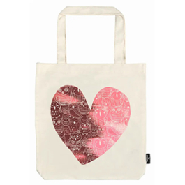 Cuore di gufo. Shopper. 39x42