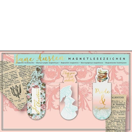 Set Segnalibri magnetici Jane Austen