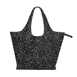 Notabag Tote. Reusable Tote - Black Sprinkle