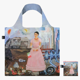 Borsa Frida Kahlo. Self Portrait on the Borderline