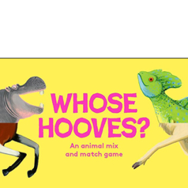Whose Hooves? An animal mix and match card game