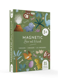 Dinosauri-Dinosaurs-Les dinosaures. Magnetic box e book. Con 35 magneti