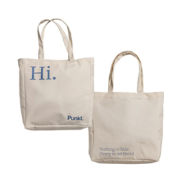 Punkt. Tote Bag "Hi. Nothing to hide. Plenty to withhold"