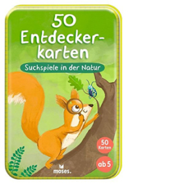 50 Entdeckerkarten - Suchspiele in der Natur