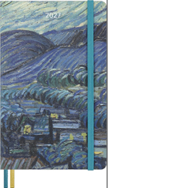 Moleskine 12 mesi - Agenda settimanale MOMA Van Gogh - Large copertina rigida 2027