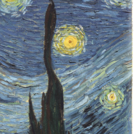 Moleskine Cahier, XL, a righe, MOMA Van Gogh