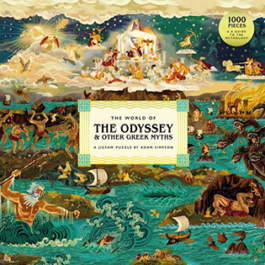 The World of the Odyssey & Other Greek Myths. A 1000-piece jigsaw puzzle
