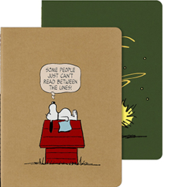 Peanuts Cahier Journals Set Set of 2 XL Cahier Journals